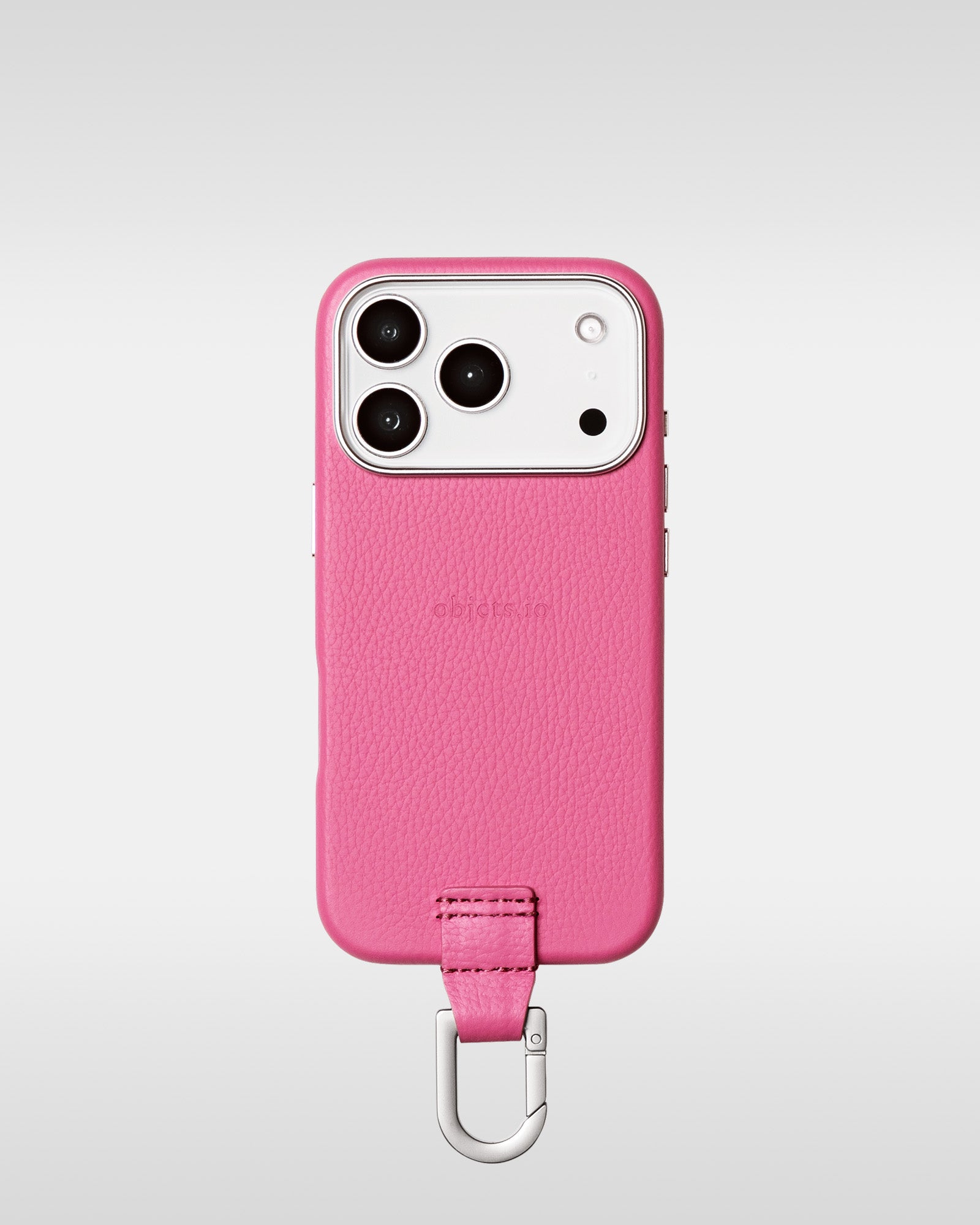 レザー製 iPhoneケース セット / ストラップ付スマホケース / スマホ