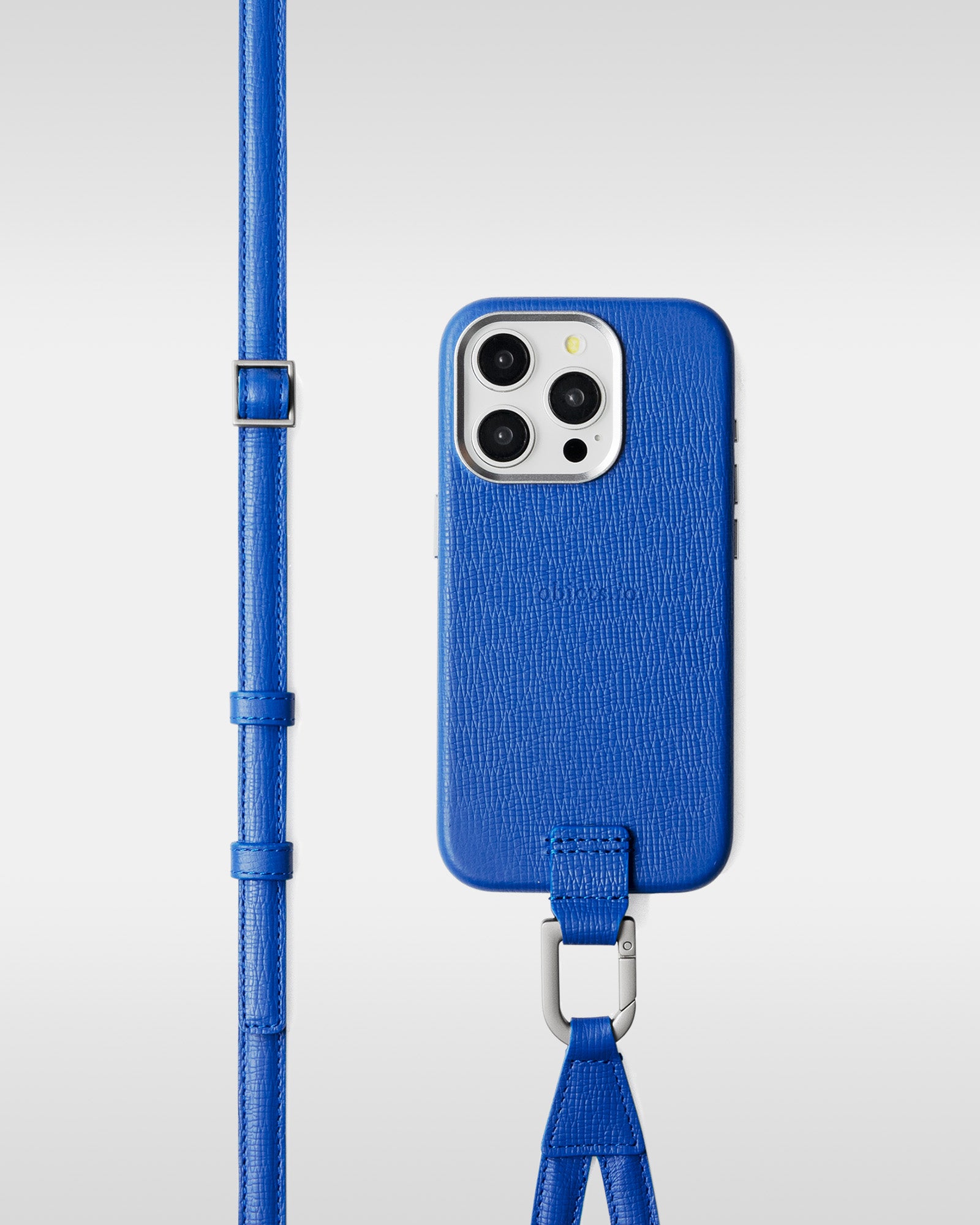 レザー製 iPhoneケース セット / 長さ調節可能 ストラップ付