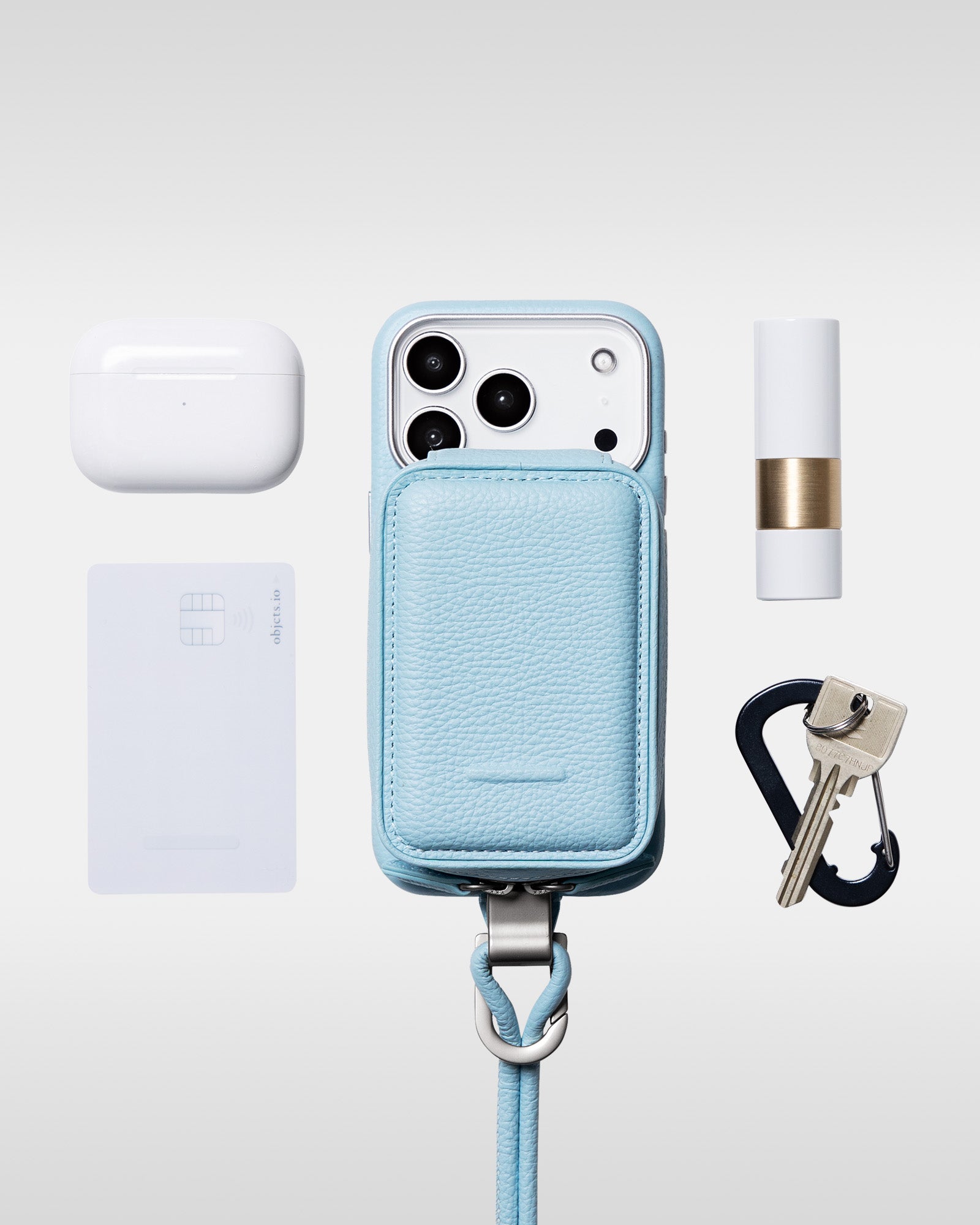 マイクロバッグ - レザー スマホショルダー / ウェアラブル iPhone