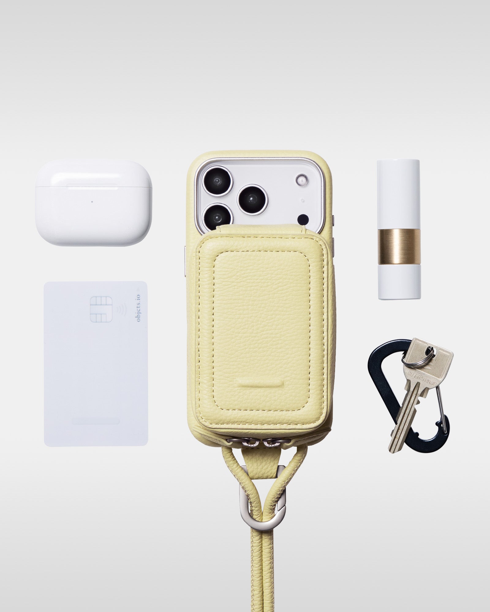 マイクロバッグ - レザー スマホショルダー / ウェアラブル iPhone