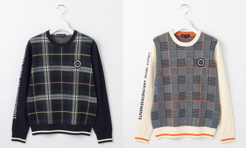 家で洗える！コースで映える！23区GOLFのデザインニットコレクションが