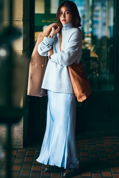 タートルネックの着こなしおすすめ84選｜上級者の重ね着テクニック