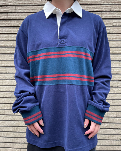 メンズが狙い目！【ユニクロ×JW ANDERSON】ラガーシャツを女子が着用