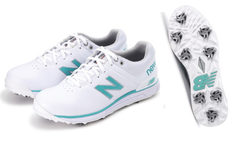 白にターコイズブルーが真夏ラウンドに映える！ ニューバランスの新作