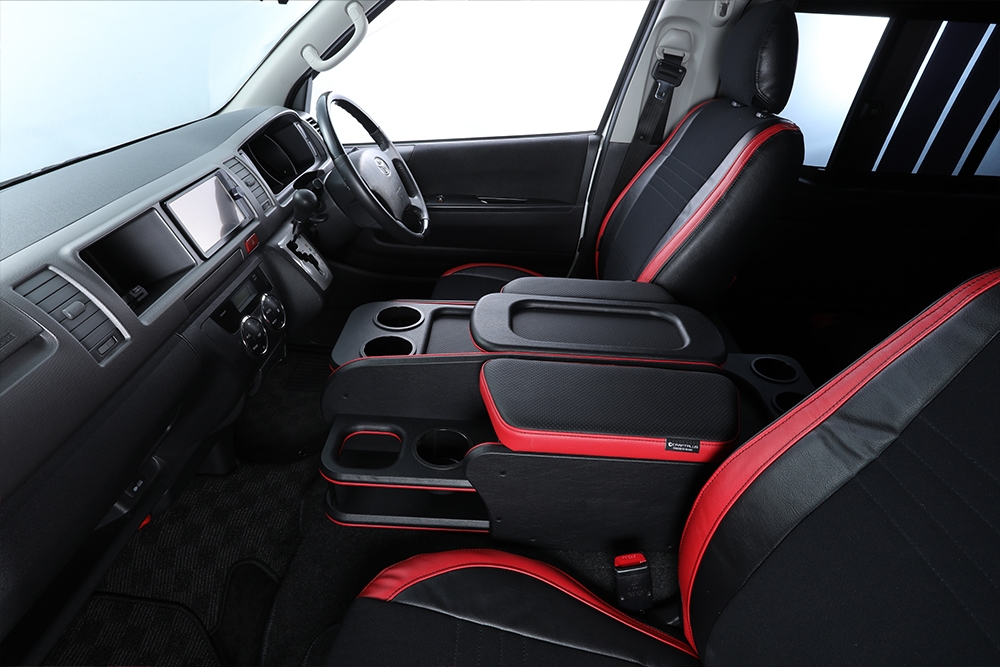 200系ハイエース ワイドボディ CRAFTPLUS センターコンソールボックス