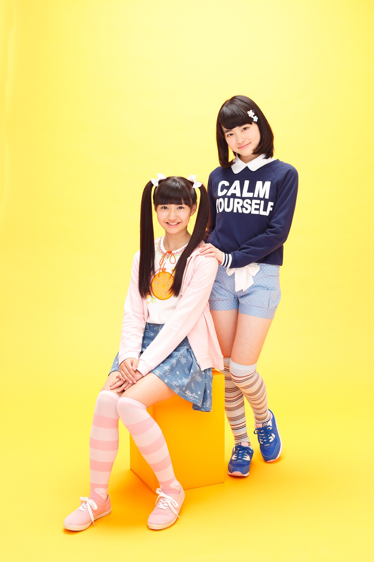 左から花日役の田口乙葉、結衣役の山田杏奈。 [画像ギャラリー 3/4