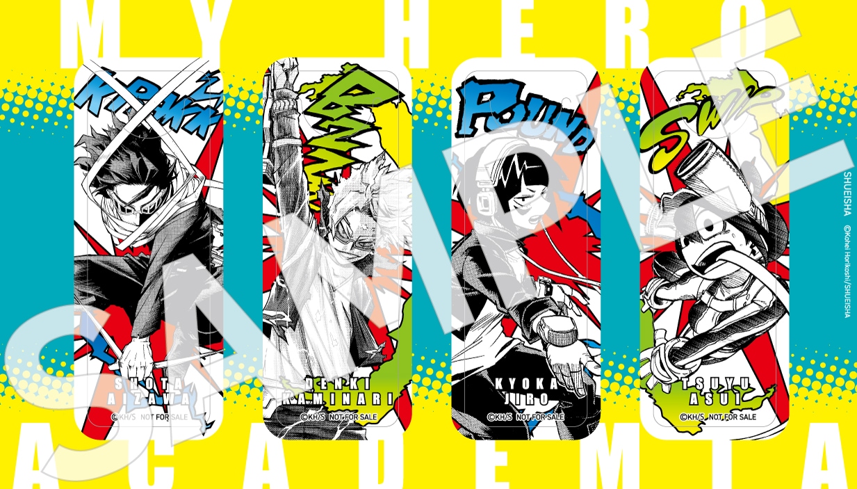 僕のヒーローアカデミア」36巻発売記念・クリアしおり（5種） (c)堀越