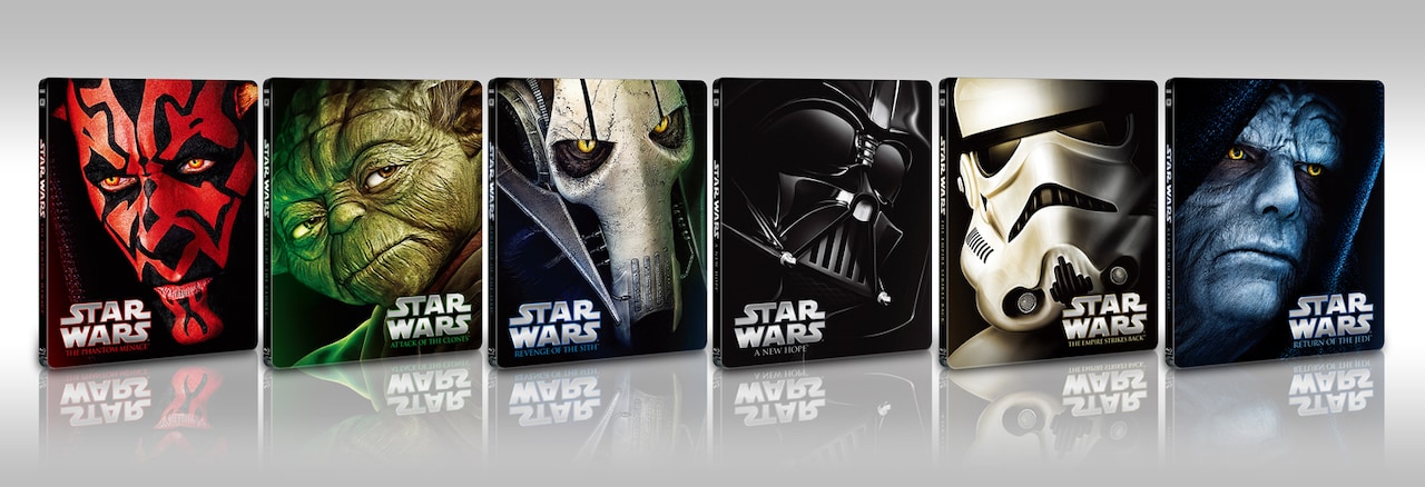 スター・ウォーズ」スチールブックBD発売、6作品を網羅したBOXも