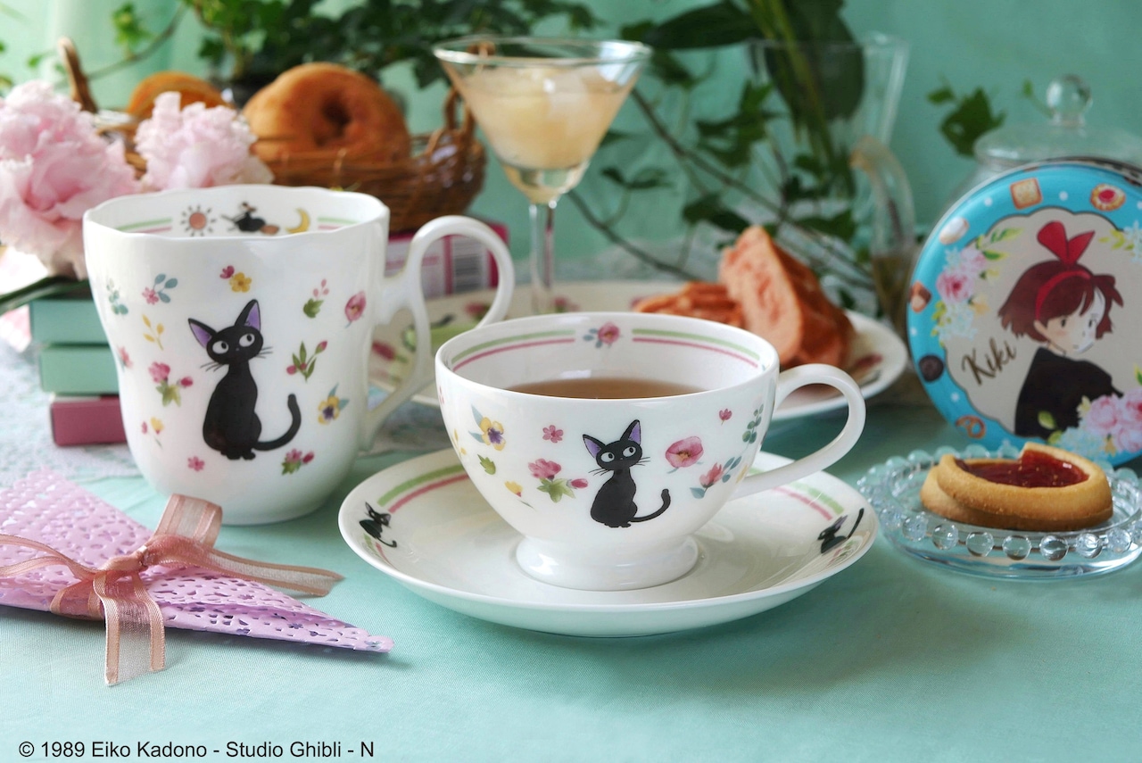 魔女の宅急便」ジジとティータイムを楽しもう、ノリタケ製の食器が発売