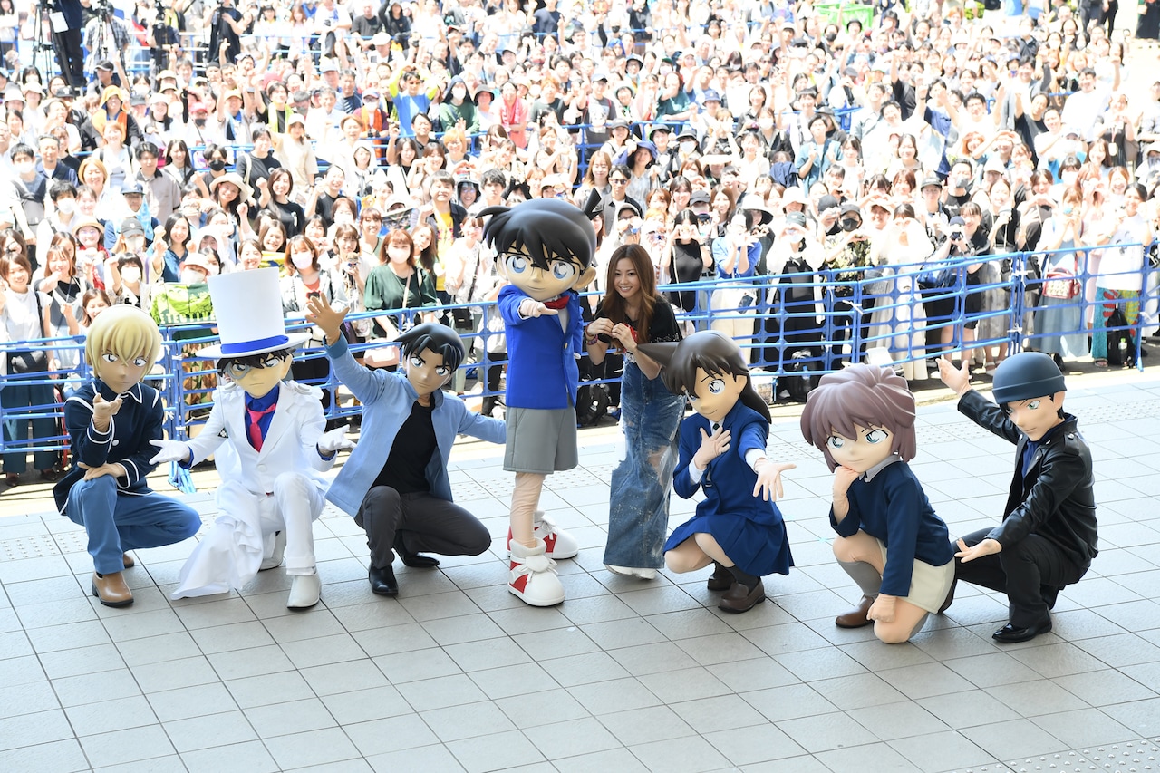 名探偵コナンランド」開催記念オープニングイベントの様子。(c)青山