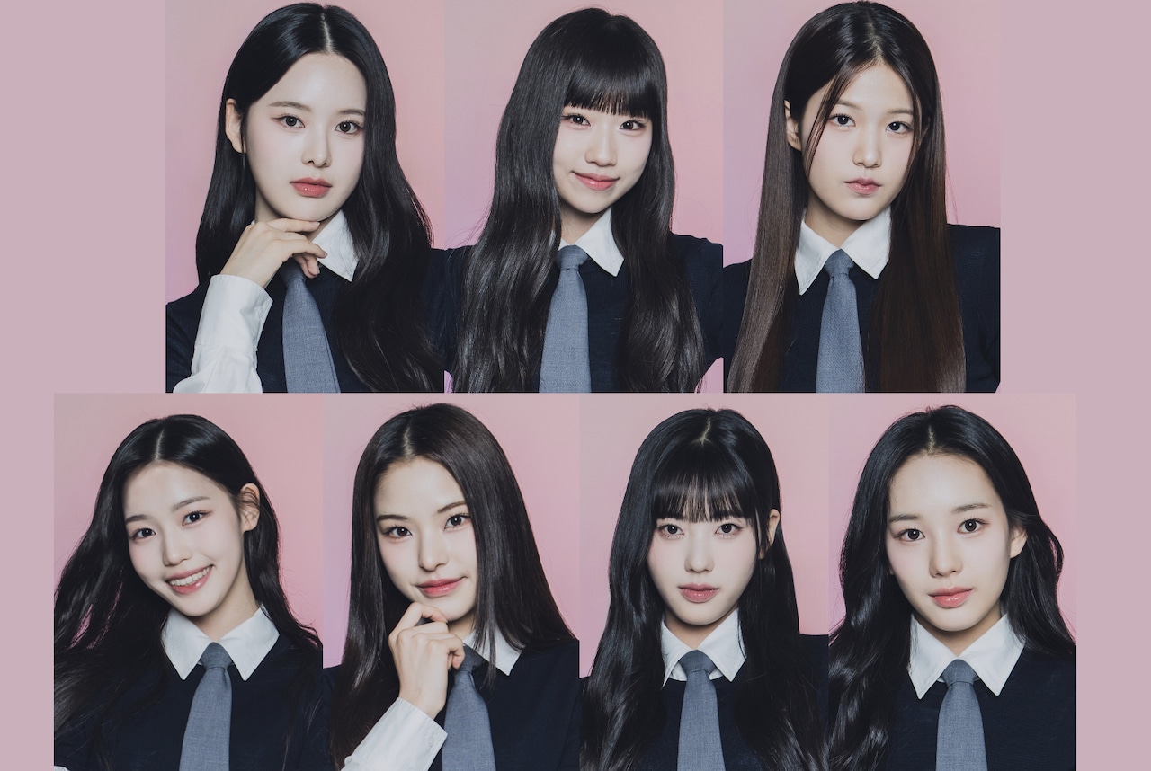 izna。上段左からジミン、ジョンウン、ジユン、下段左からセビ、マイ