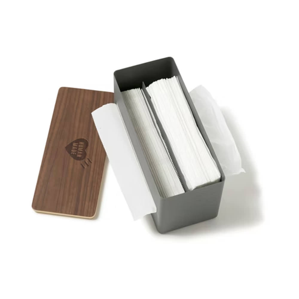 Human Made Double Side Tissue Case GreyHuman Made Double Side