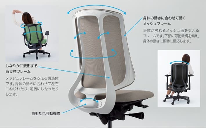オフィスチェア Reflek（リーフレク） - オフィス分野｜内田洋行