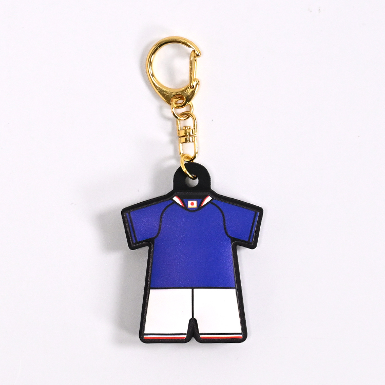 ユニフォーム型ラバーキーホルダー2026(SAMURAI BLUE)STADIUM LINE