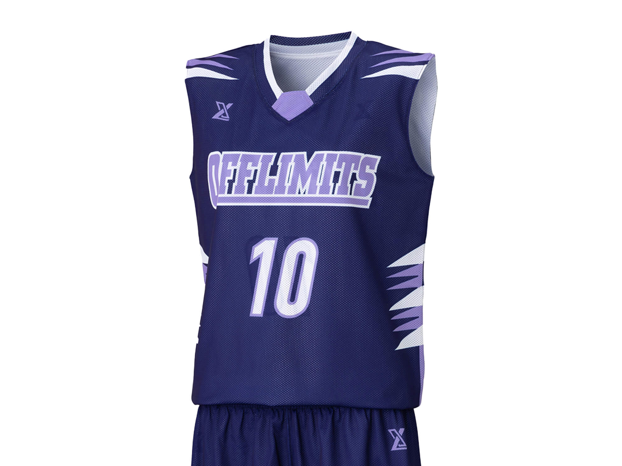 簡単注文で楽しくデザイン！昇華Vネックリバーシブルレディースウェア