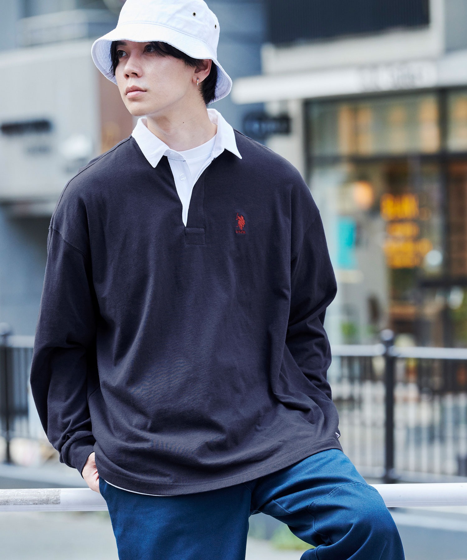 U.S. POLO ASSN. /ユーエスポロアッスン 別注 ワンポイント刺繍