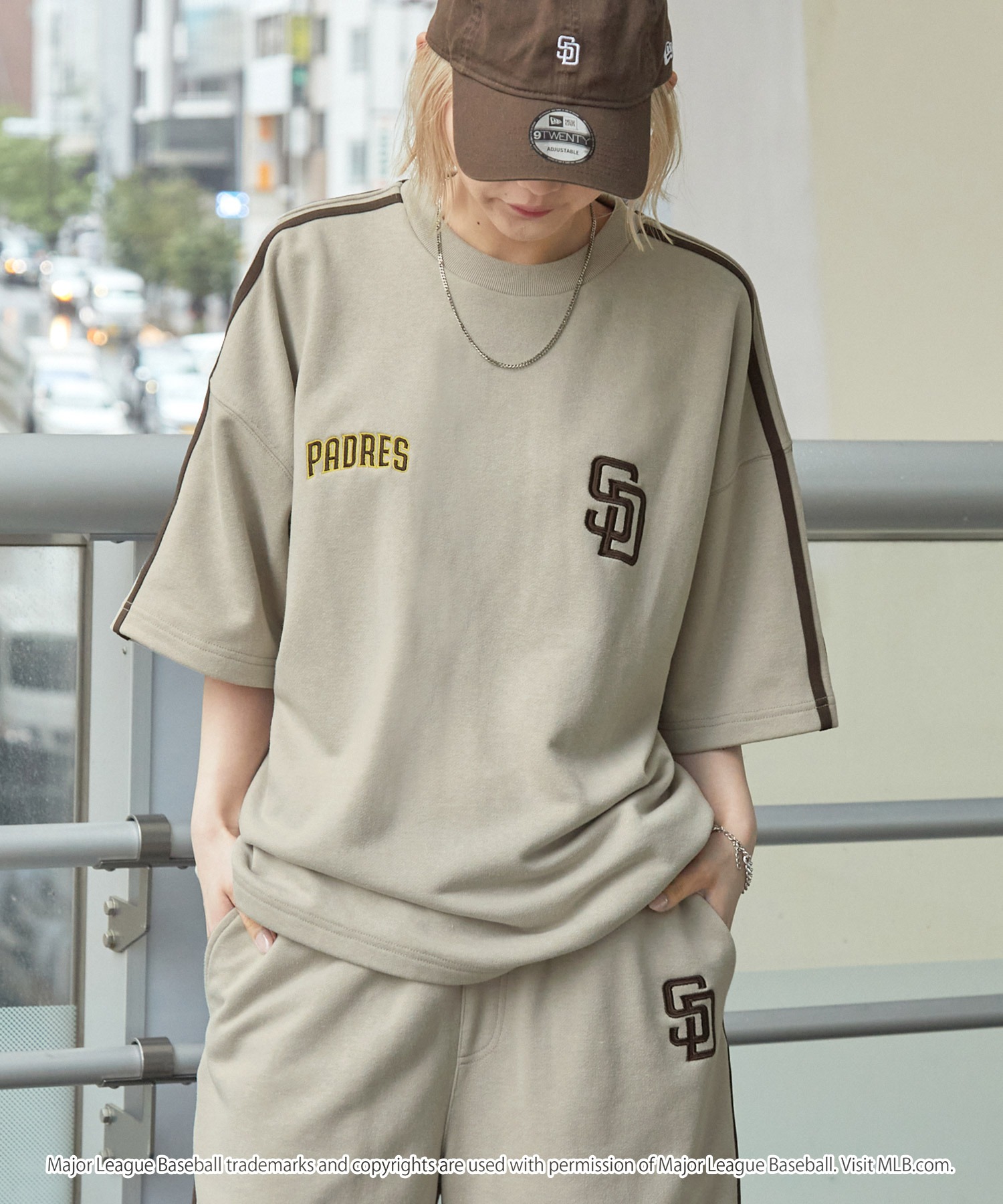 MLB/メジャーリーグベースボール 別注 セットアップ ワッペン刺繍