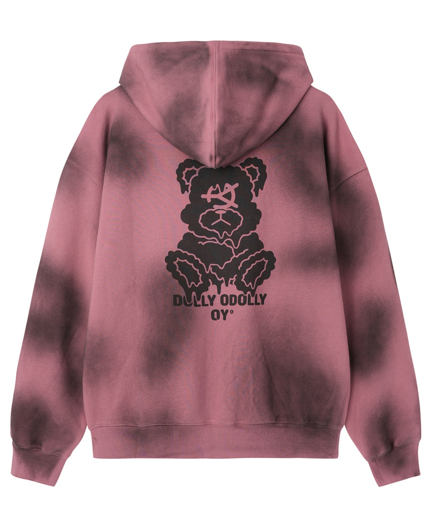 OY/オーワイ』DIRTY SPRAY MELTING DOLLY HOODIE ZIP UP/スプレー メル