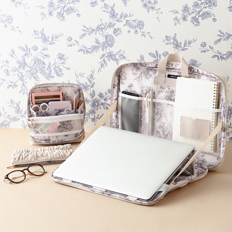 ギャザー PCケース 13～14インチ ライトピンク（PC・タブレットケース