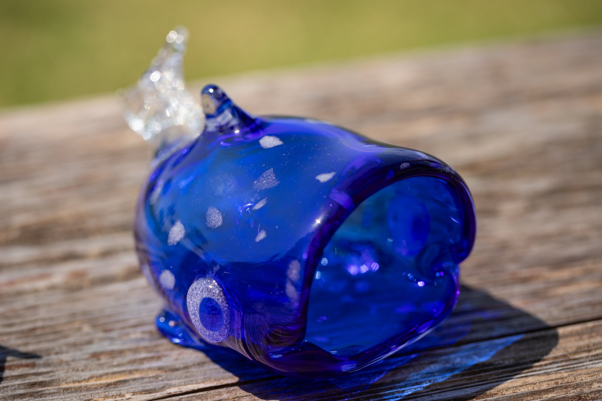 琉球ガラスの海風 ジンベエの置物 オンラインストア 人気商品 手作り