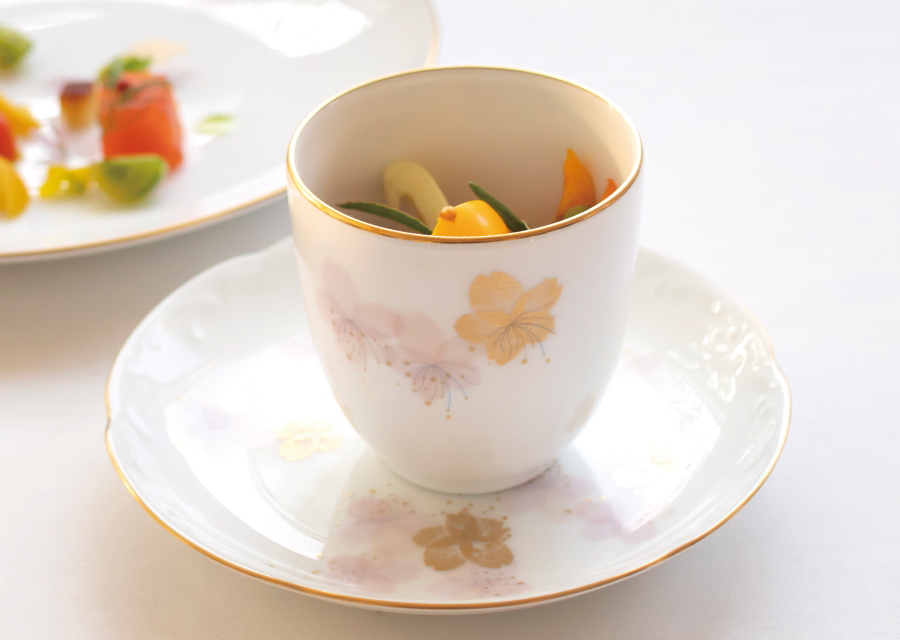 美品】大倉陶園 MICHIKO プレート 20cm 2P 【美品】大倉陶園 MICHIKO