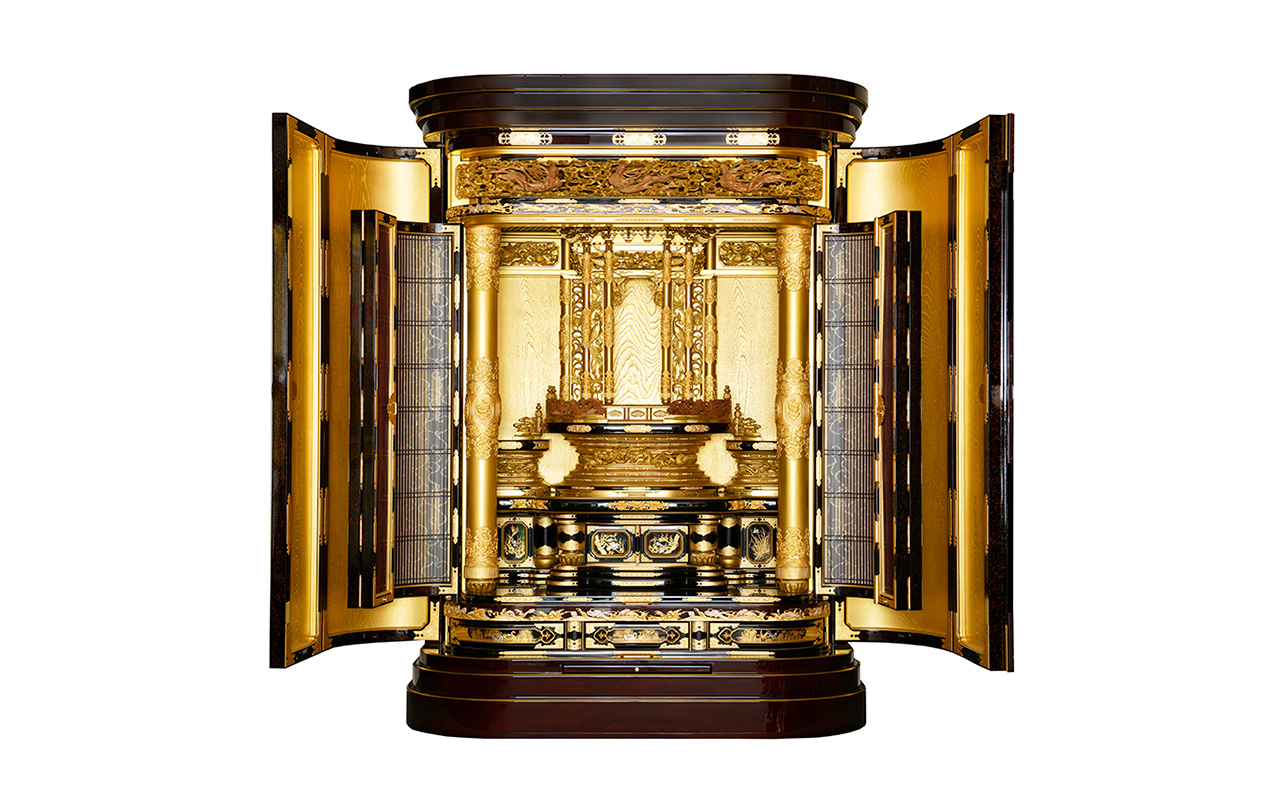 三方開 世紀 43型 最高級仏具セット付 ｜ お仏壇のさいとう