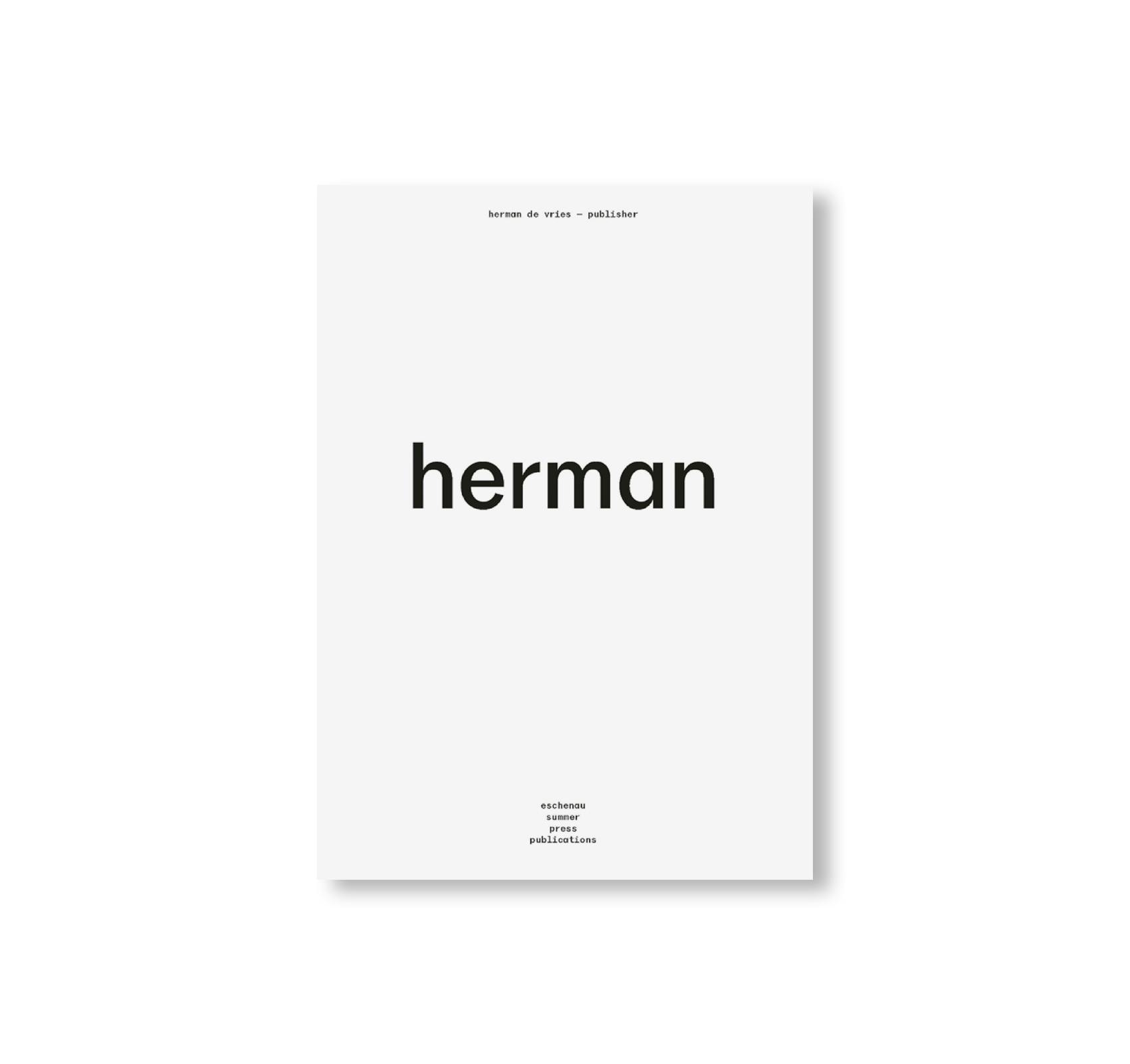 HERMAN DE VRIES - PUBLISHER：ヘルマン・デ・フリース | OIL - 現代