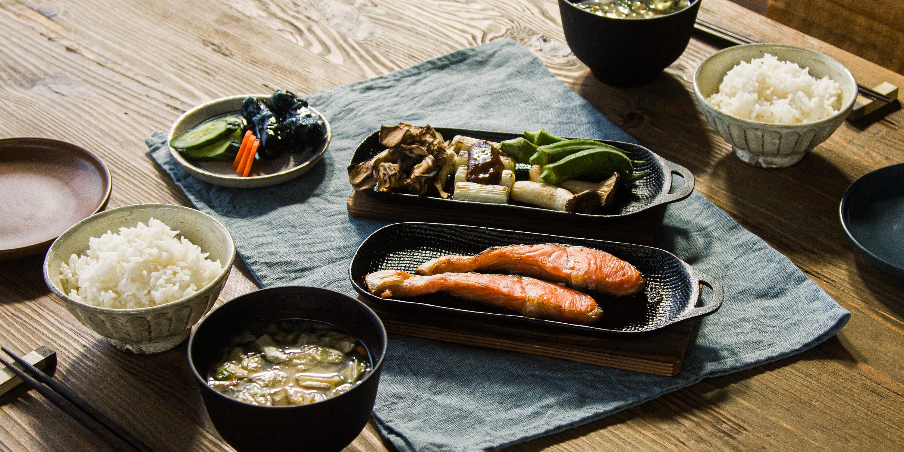 焼き焼きグリル スリム 2個セット | 南部鉄器の老舗 及源鋳造 OIGEN