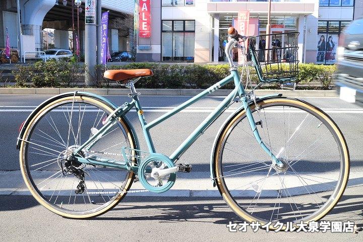 女性に人気♪カゴ付きでもオシャレなシティサイクル ブリヂストン