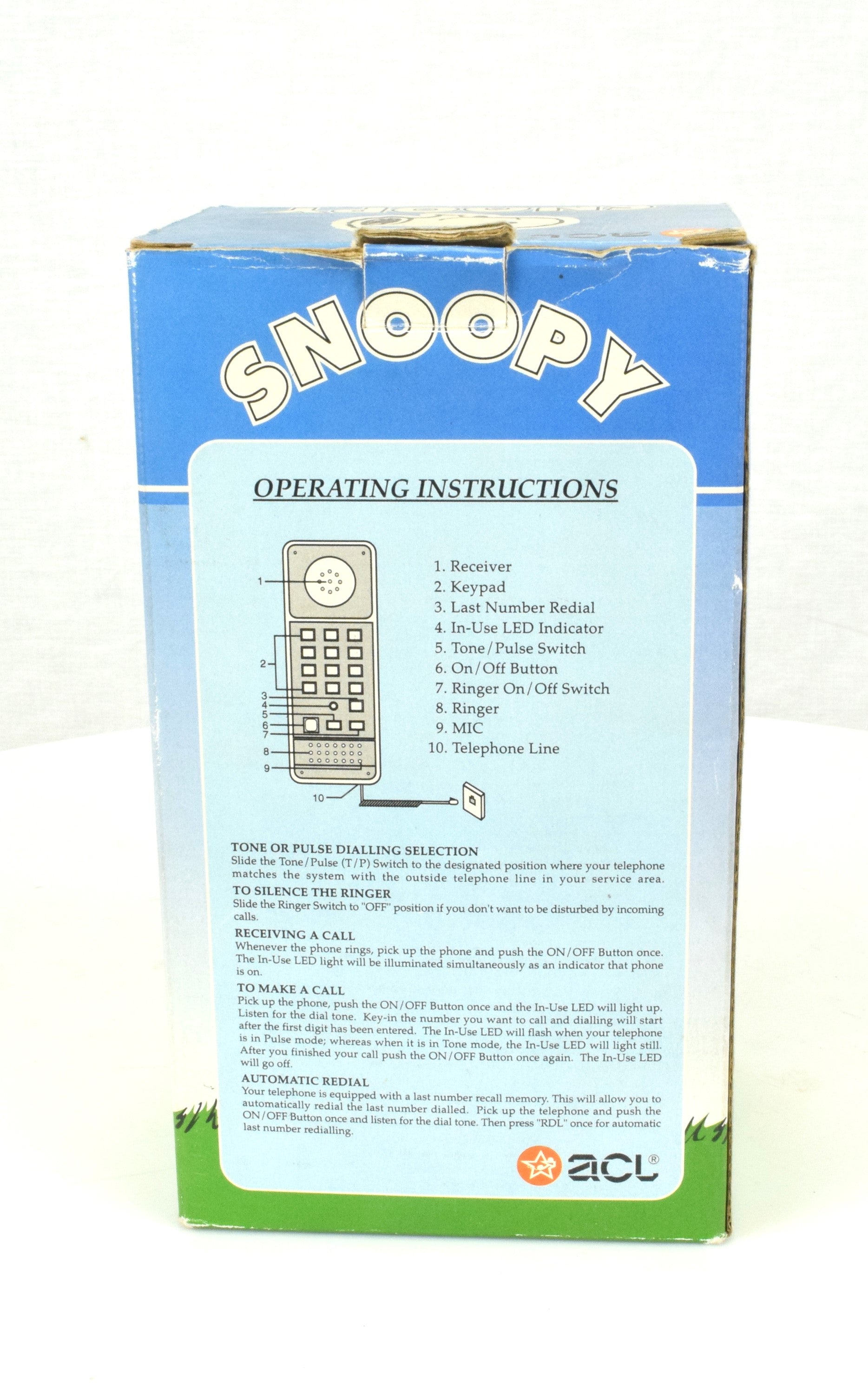 Golfer Snoopy Novelty Phone – oldphoneworks