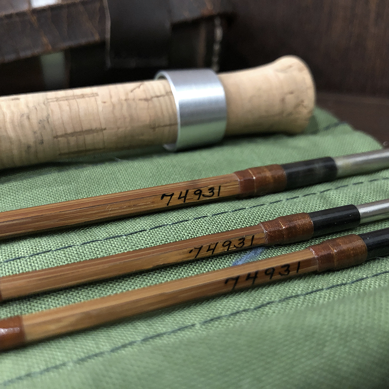 Orvis Impregnated Rocky Mountain 6-1/2ft Bamboo Fly Spin Rod Mint