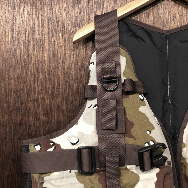 Anglers House Life Floating Vest Jacket Sand Camo Deadstock