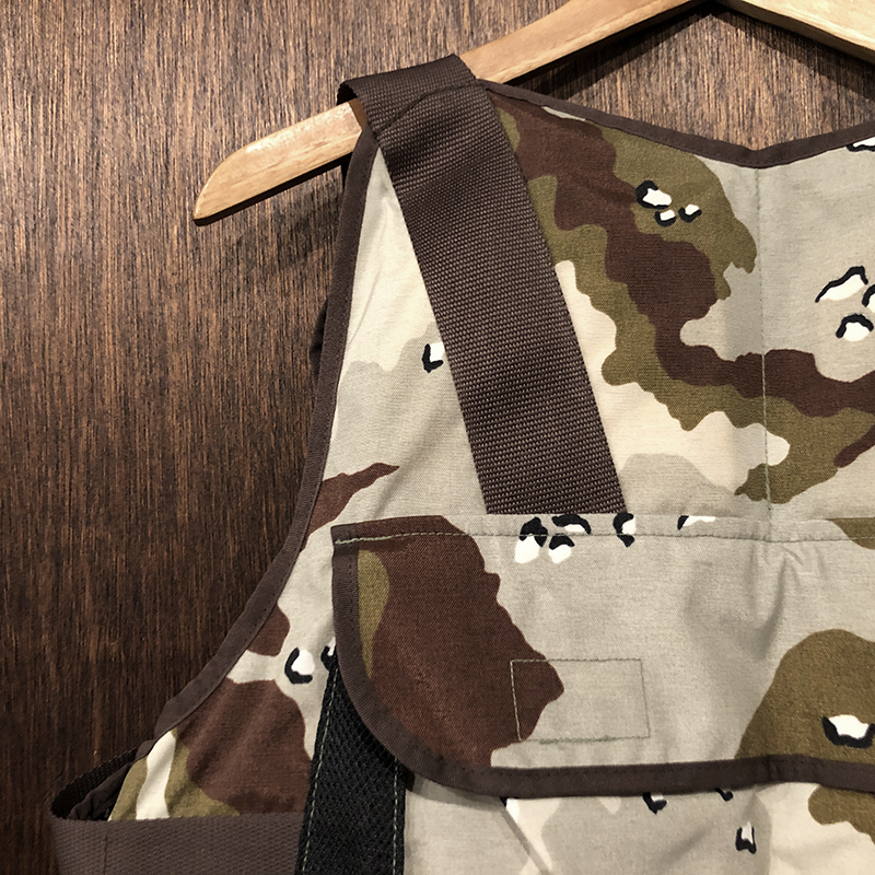 Anglers House Life Floating Vest Jacket Sand Camo Deadstock