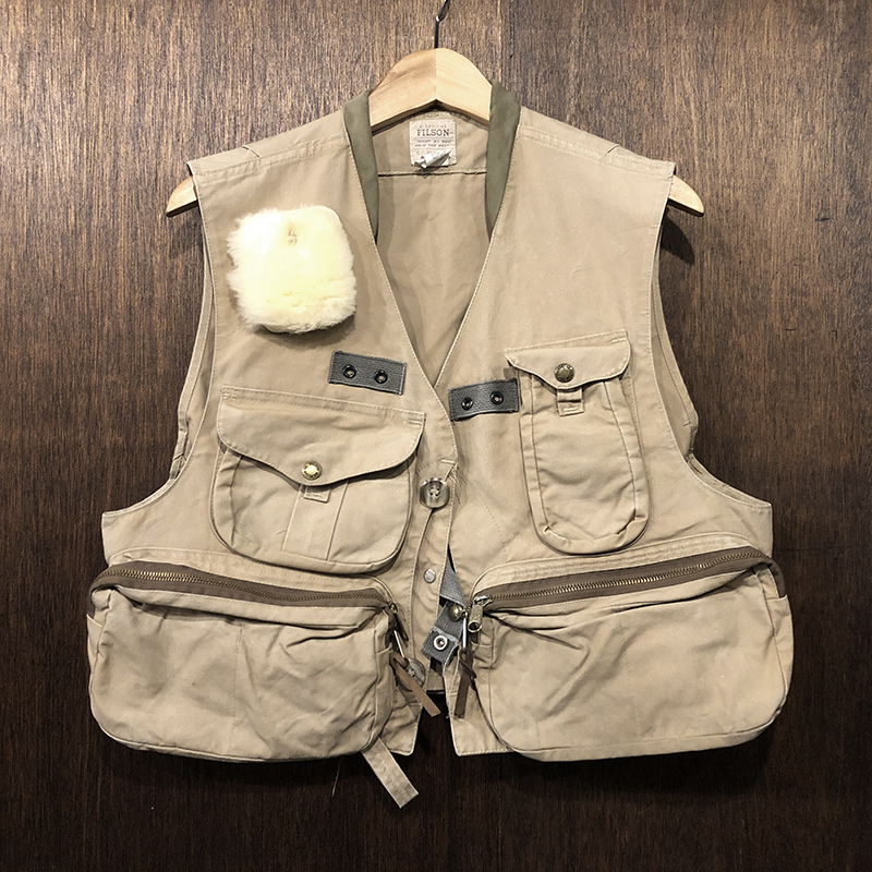 Filson Fly Fishing Vest Tan Old Talon Zip S フィルソン フライ