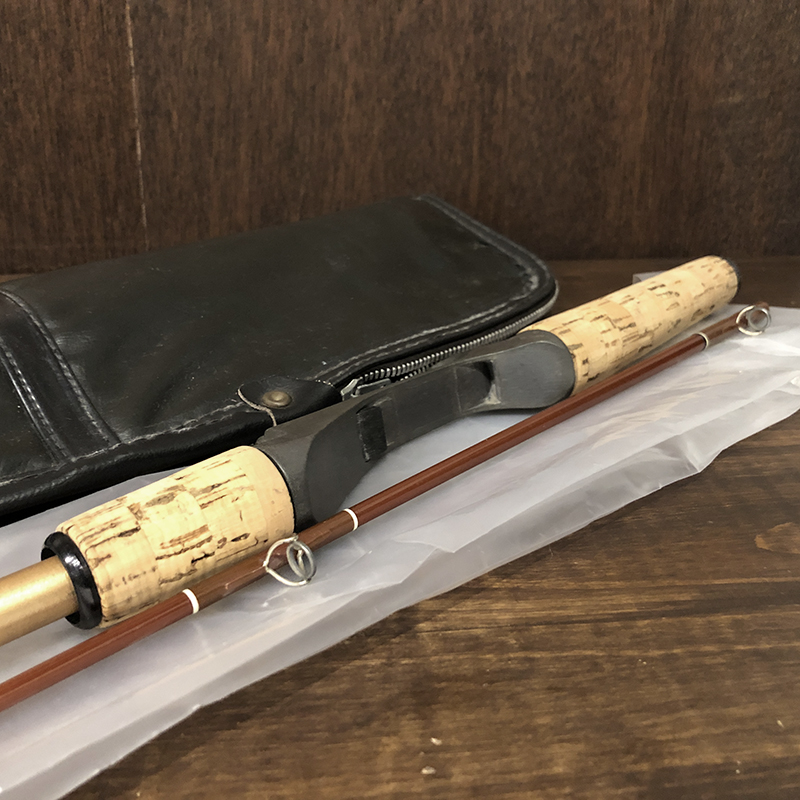 Fenwick FC60 Glass Bait Casting Rod Early Original Alloy Cork Grip