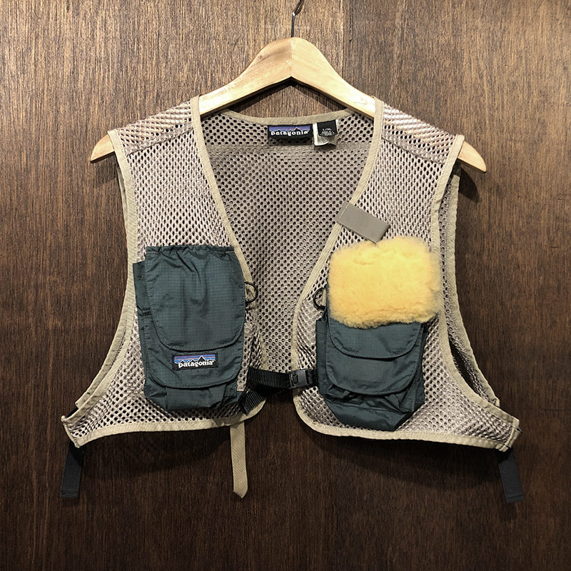Patagonia Minimalist Fishing Mesh Vest Green Sand L/XL Mint