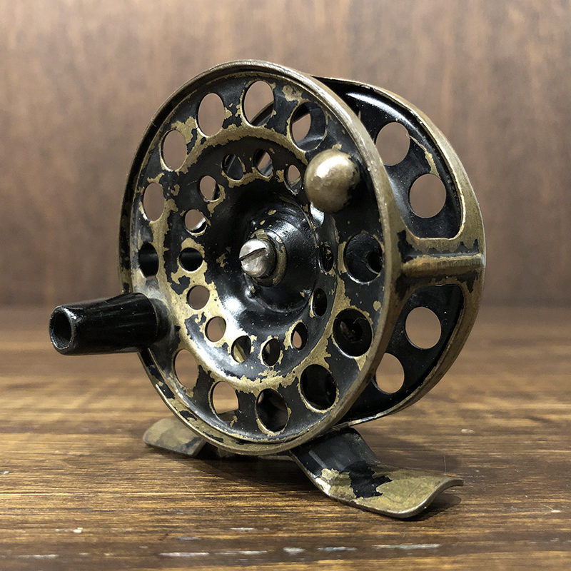 Shakespeare Featherweight All Brass Skeleton Fly Reel