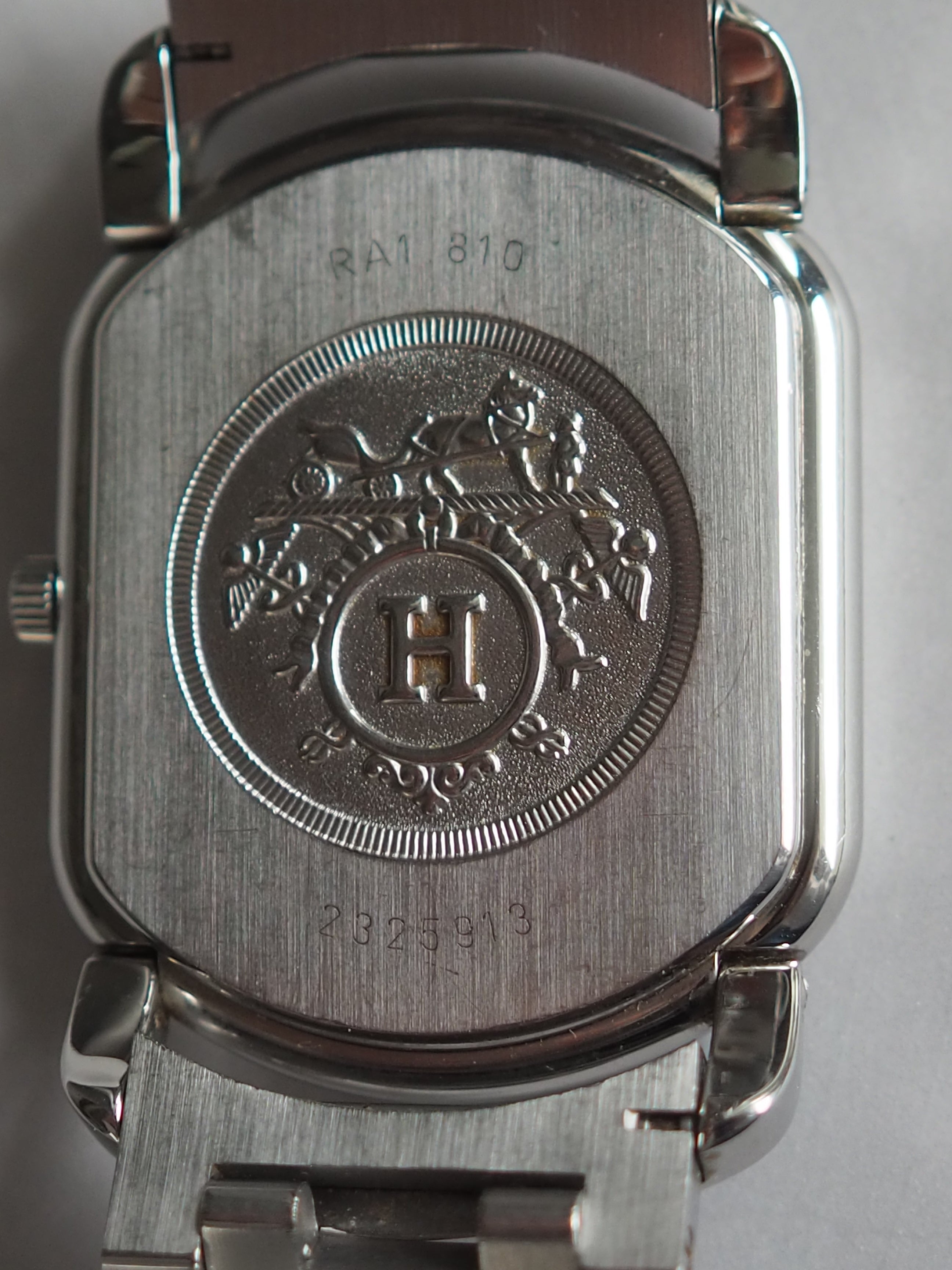 HERMES エルメス ラリー ウォッチ 腕時計 スモールセコンド シルバー