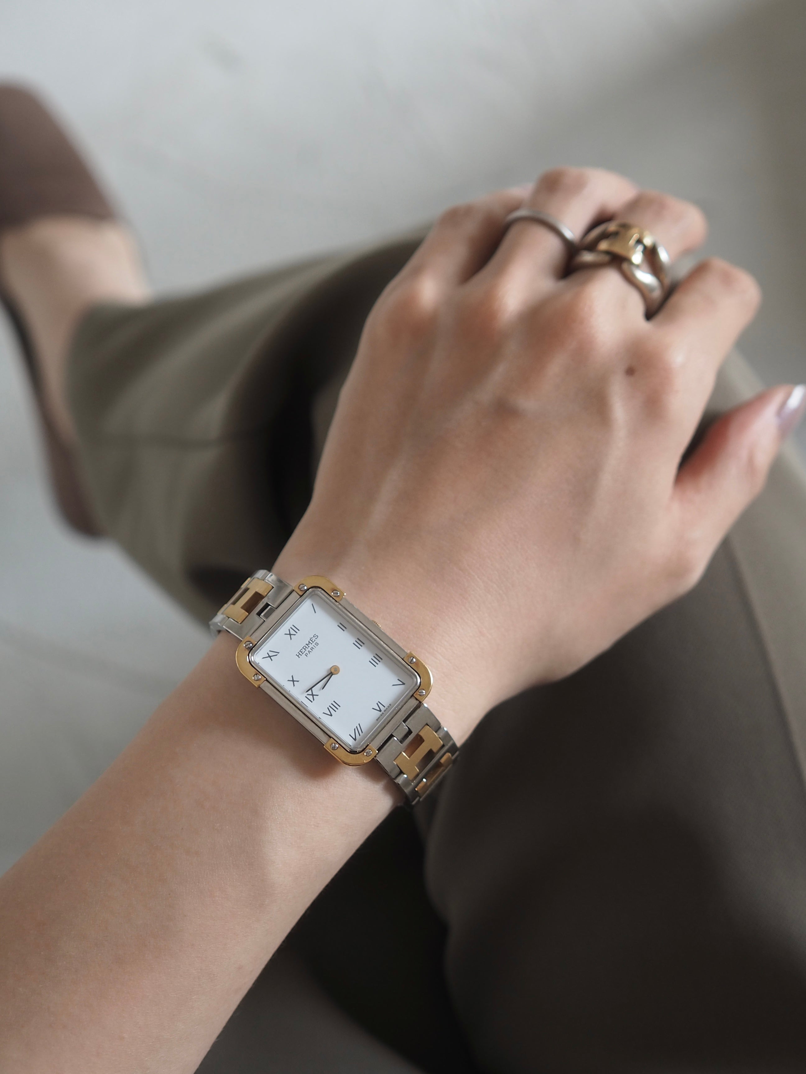 HERMES エルメス クロアジュール ウォッチ 腕時計 メンズ ユニセックス