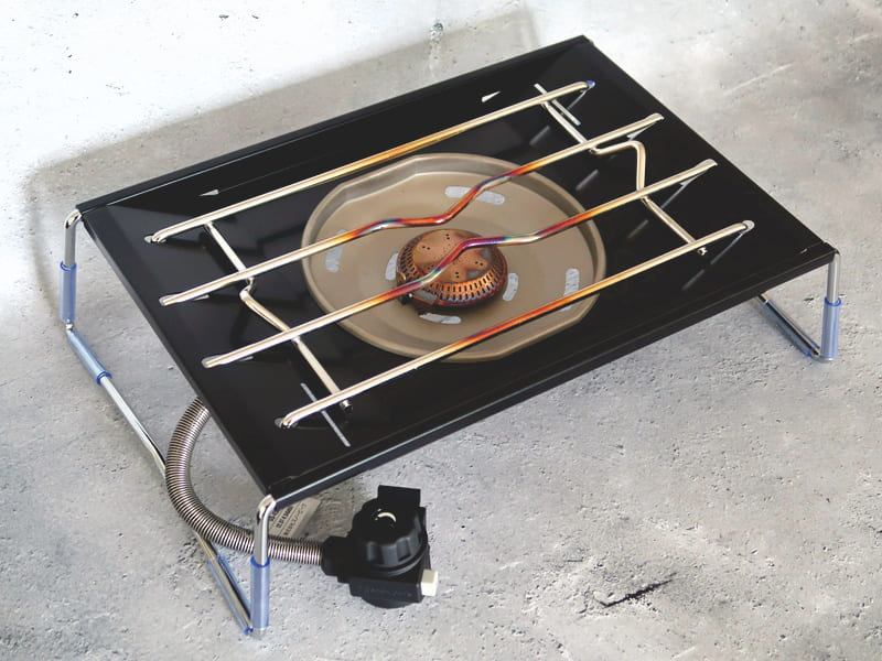 発売中止】スノーピーク「フラットバーナー ブラックコンバージョン