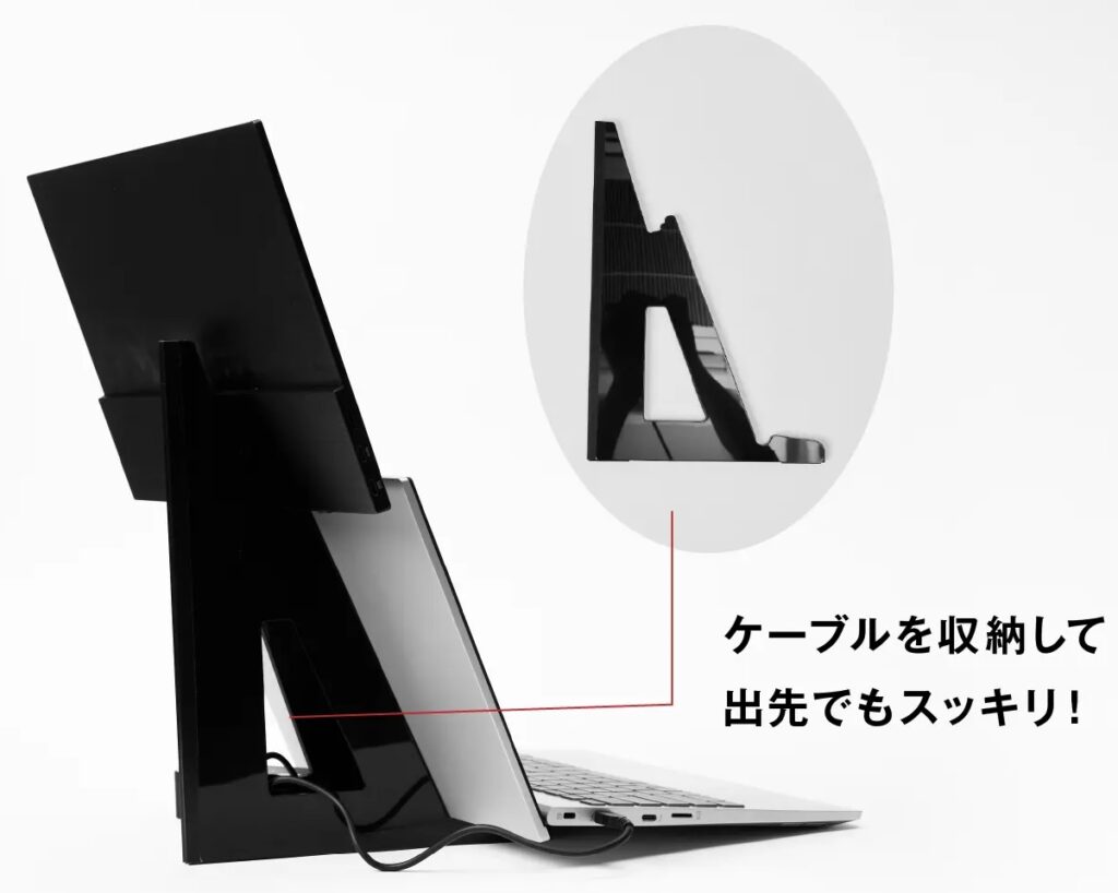 作業環境を縦に拡張！NEC、縦置きモニタースタンド「WING BINDER」第三