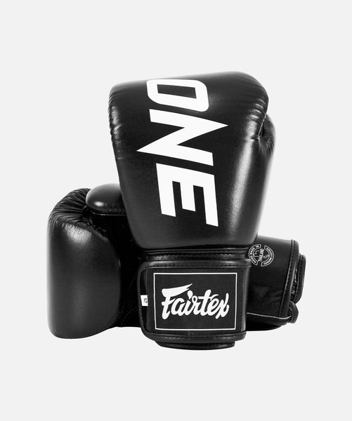 ONE x Fairtex Tight-Fit Boxing Glove (Black) | ONE Championship