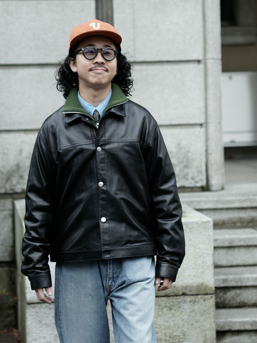 Unlikely Zero Leather Trucker JKT[BLACK] | 1LDK (ワンエルディー