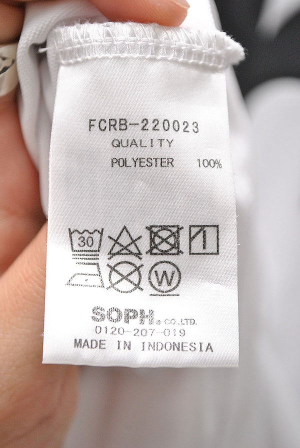 F.C.Real Bristol S/S TEAM MOCK NECK TOP #WHITE