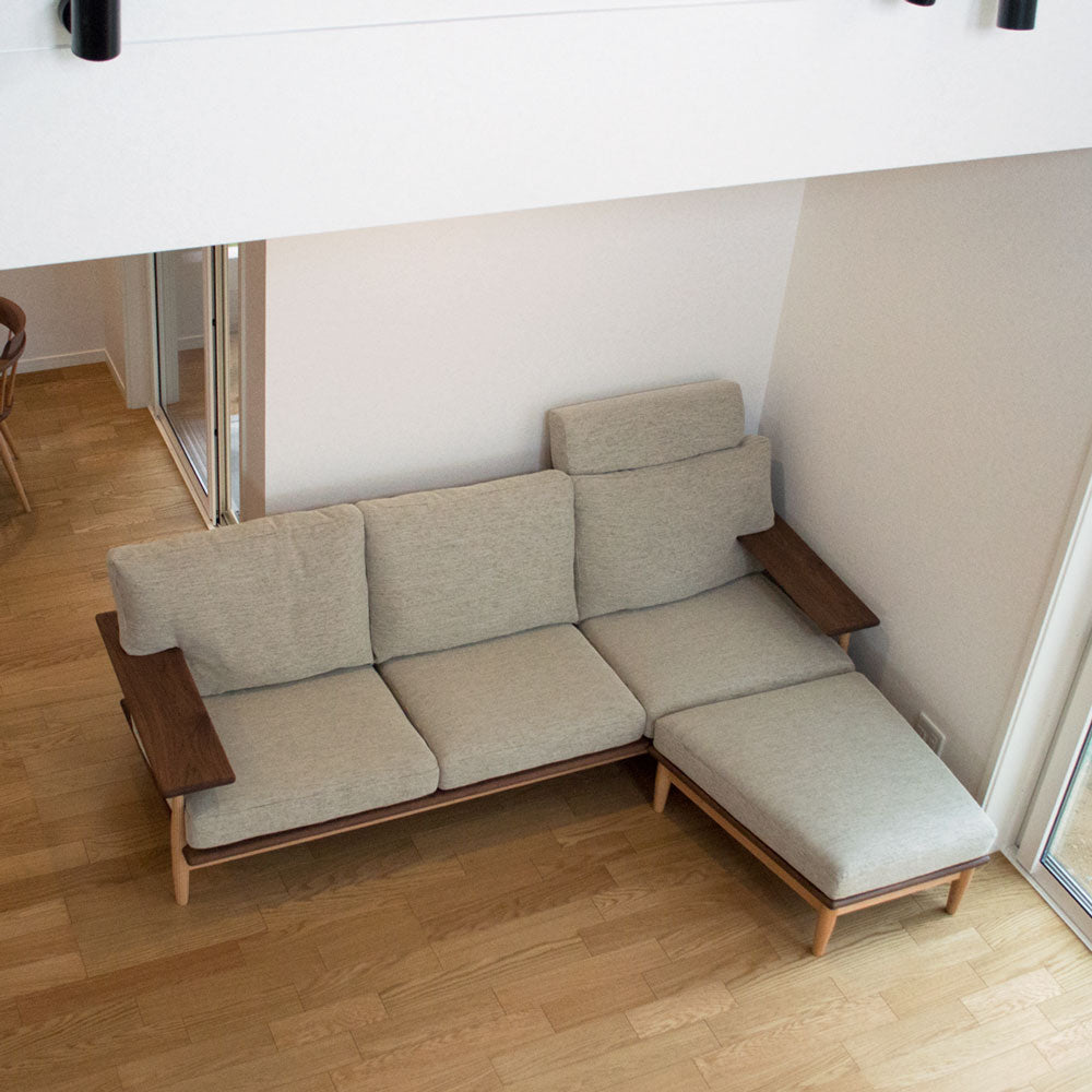 シビルソファ オットマン｜シビルオットマン L型／R型｜柏木工 – カ