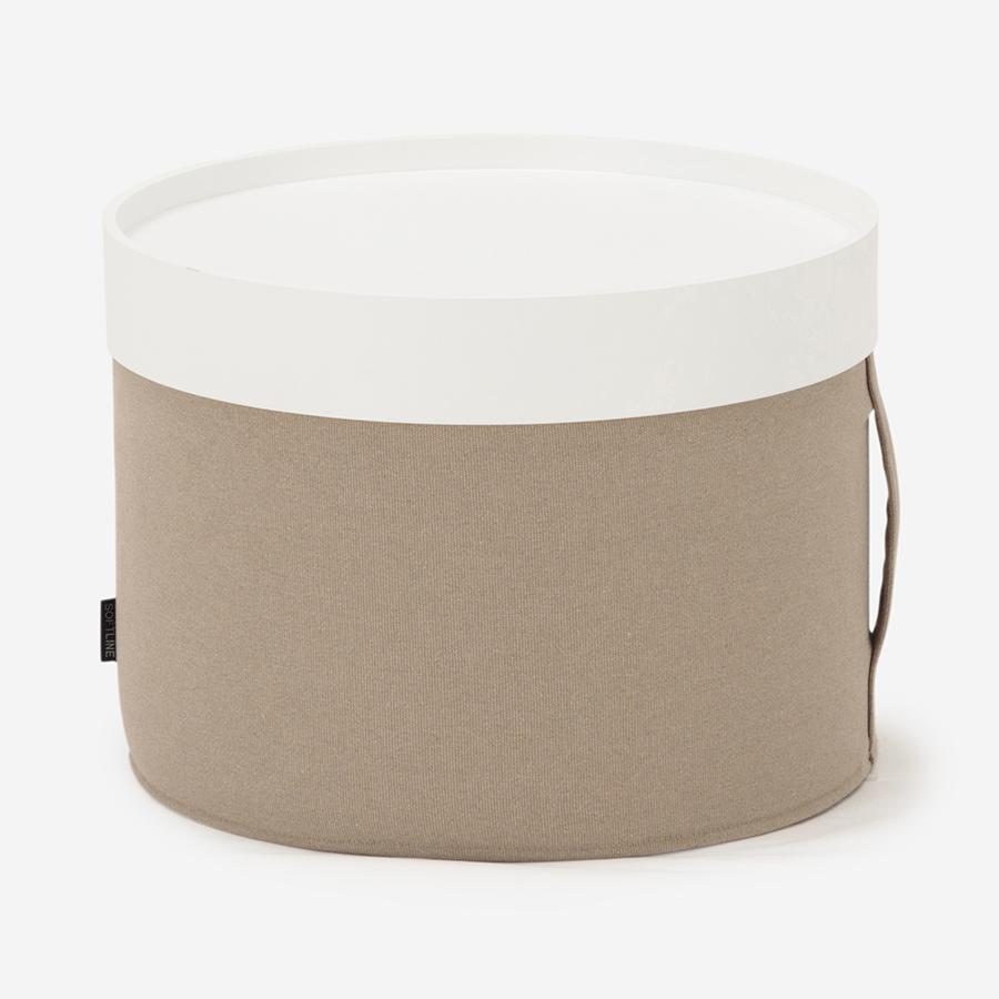 DRUMS POUF ベージュ 直径45 / 高さ35cm｜【公式】ACTUS online｜家具