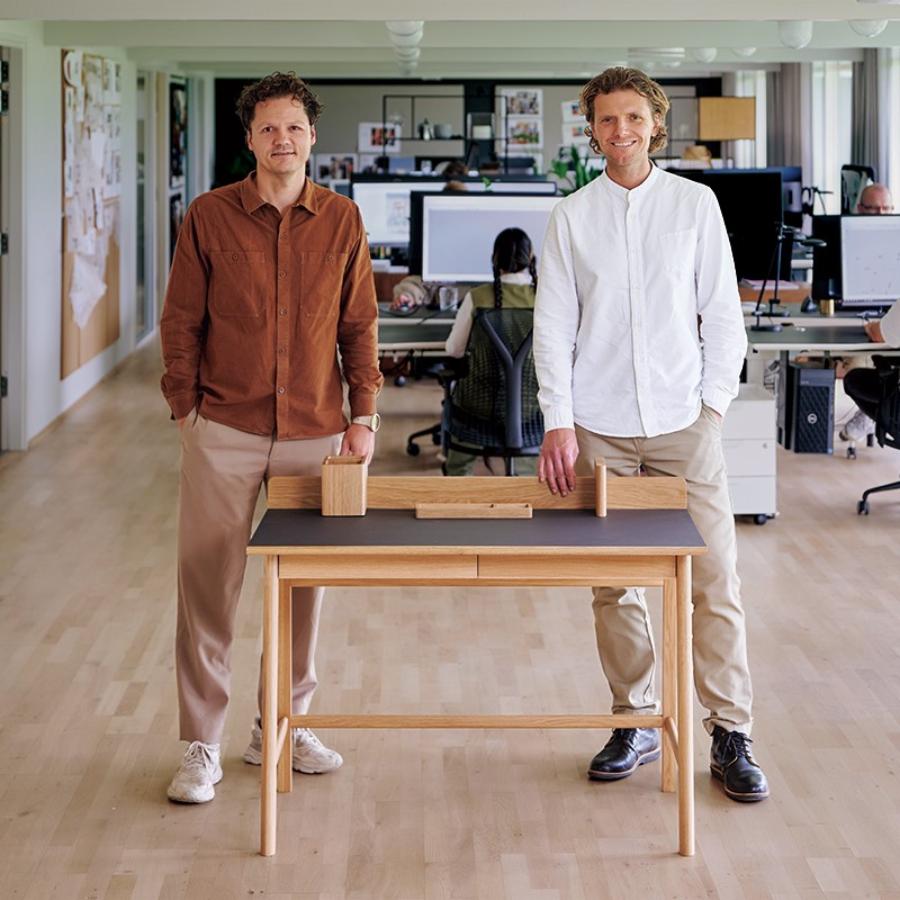 EIC24 アクタス ポラダ チェリー材 スクリヴァーノ スライドデスク