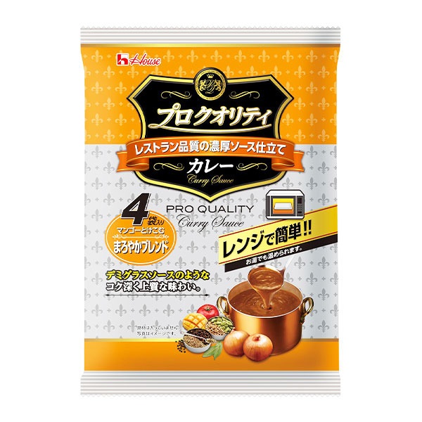 プロクオリティビーフカレーまろやかブレンド 170g×4袋入｜アピタ