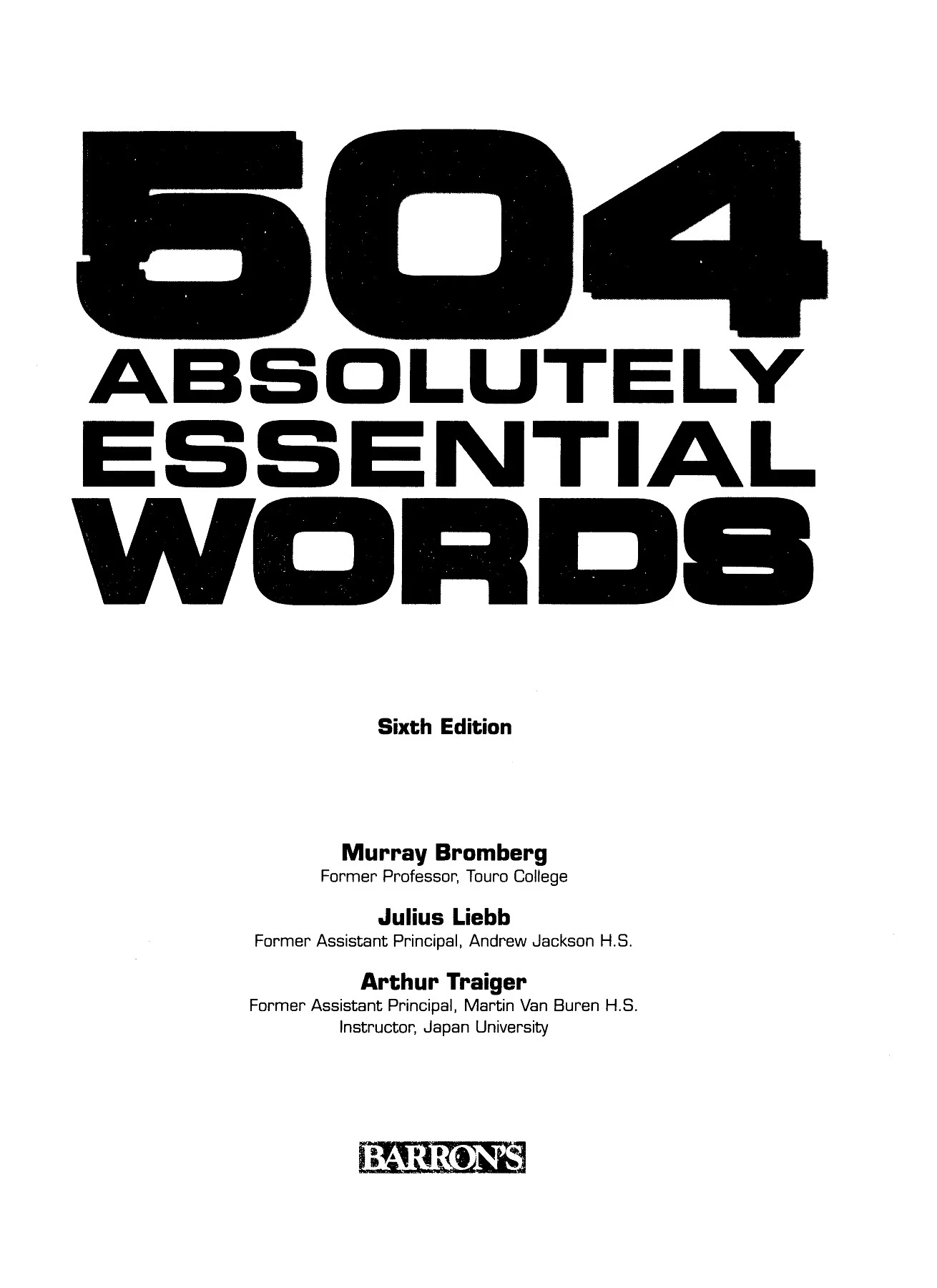 504 ABSOLUTELY ESSENTIAL WORDS, 6th Edition ( PDFDrive.com )