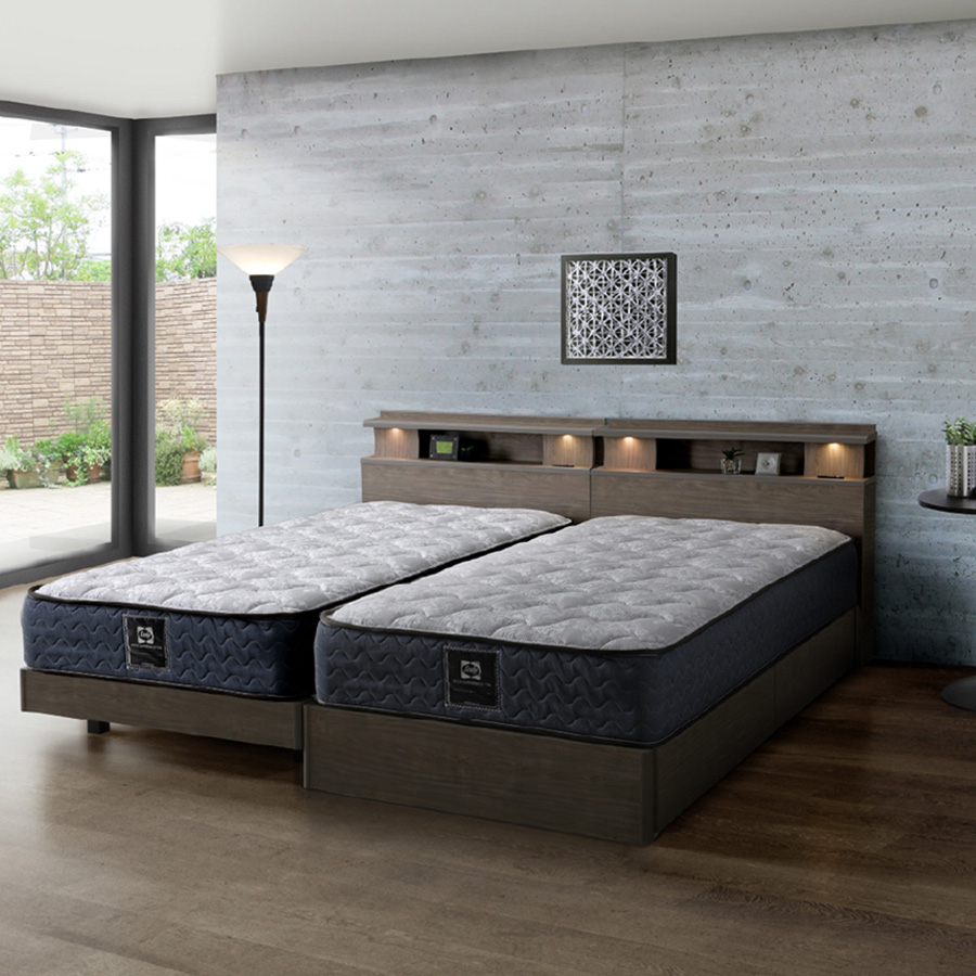 シーリー モクアール＋ツインエール01TT ベッドフレーム＆マットレス 1